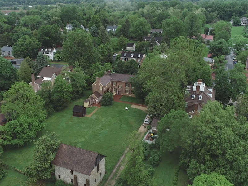 Overhead showing Historic Odessa Properties