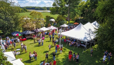 Historic Odessa Brewfest from the sky