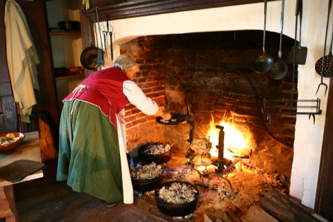 Collins-Sharp House hearth-cooking