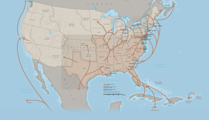 fugitive slave routes in north america